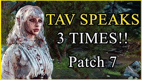 Tav Speaks Three Times in Patch 7 | Baldur