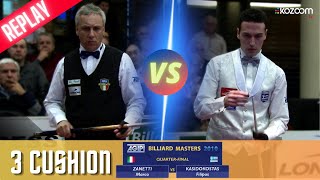 3 Cushion - AGIPI 2010 - Marco ZANETTI vs Filipos KASIDOKOSTAS