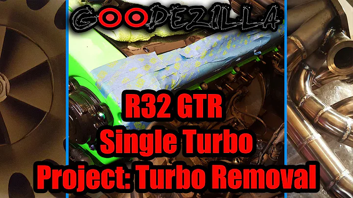 R32 Skyline GTR Single Turbo Project Episode 2 - Turbo Removal