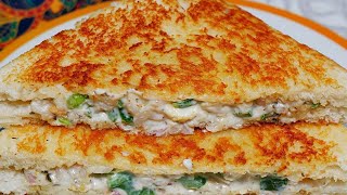 Crispy Mayo Sandwich || Vegetable Sandwich || Quick & Easy Snacks recipes