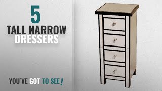 Top 10 Tall Narrow Dressers [2018]: Heather Ann Creations Handcrafted Wood with Beveled Mirror https://clipadvise.com/deal/view