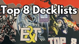 E&T Collectibles Top 8 Decklists (140 Player Tournament)- Edison Format Yugioh.