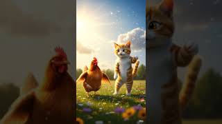 Download Lagu Dinka chika dinka chika🍼 cute cat with friend🦆#cat#catvideos #cute #viralshort #viral #mycat #shorts MP3