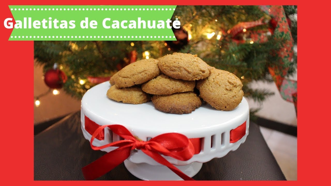 Galletitas de cacahuate--- RECETAS NAVIDEÑAS