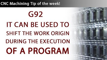 G92 | Setting new work offsets on the fly