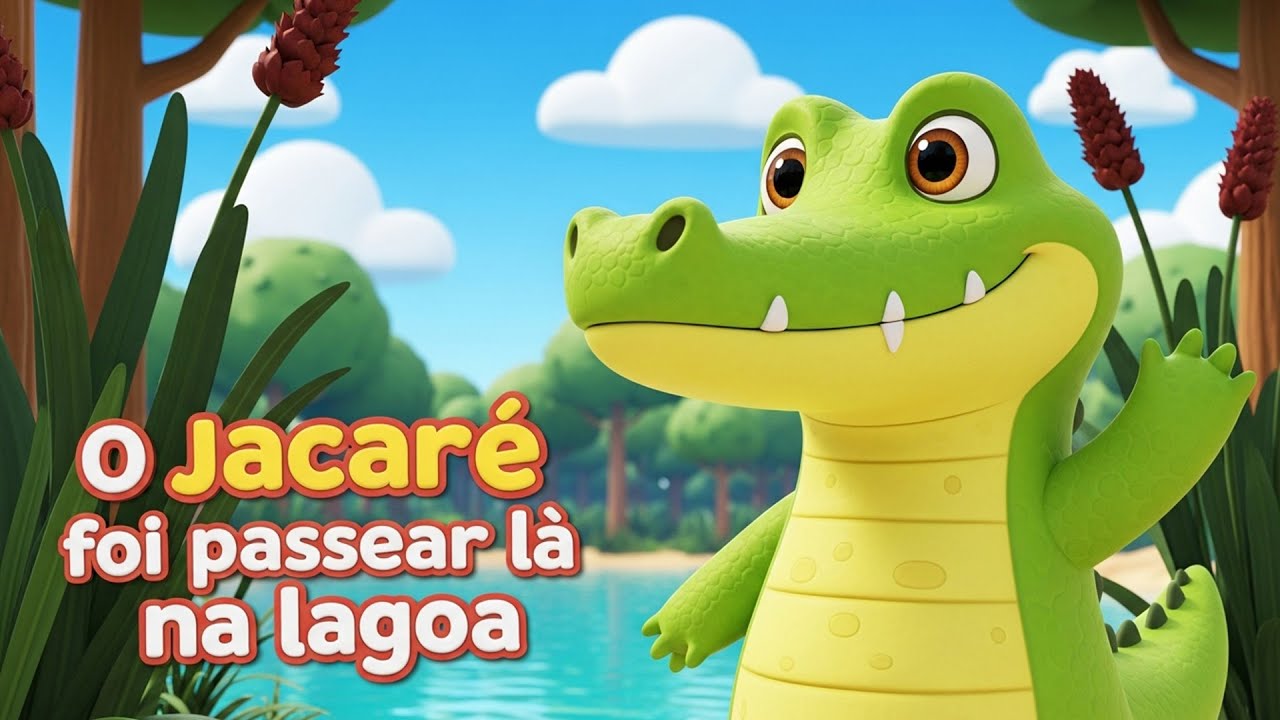 O Jacaré foi passear lá na lagoa | Música Infantil - YouTube