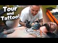 FIRST TOUR AND TATTOO at the Property!