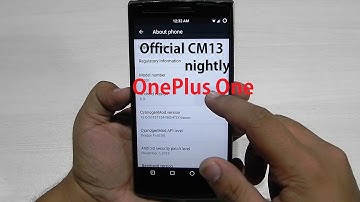 OnePlus One :Official CM13 Nightly (Android 6.0)