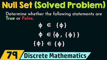 Null Set (opgelost probleem)