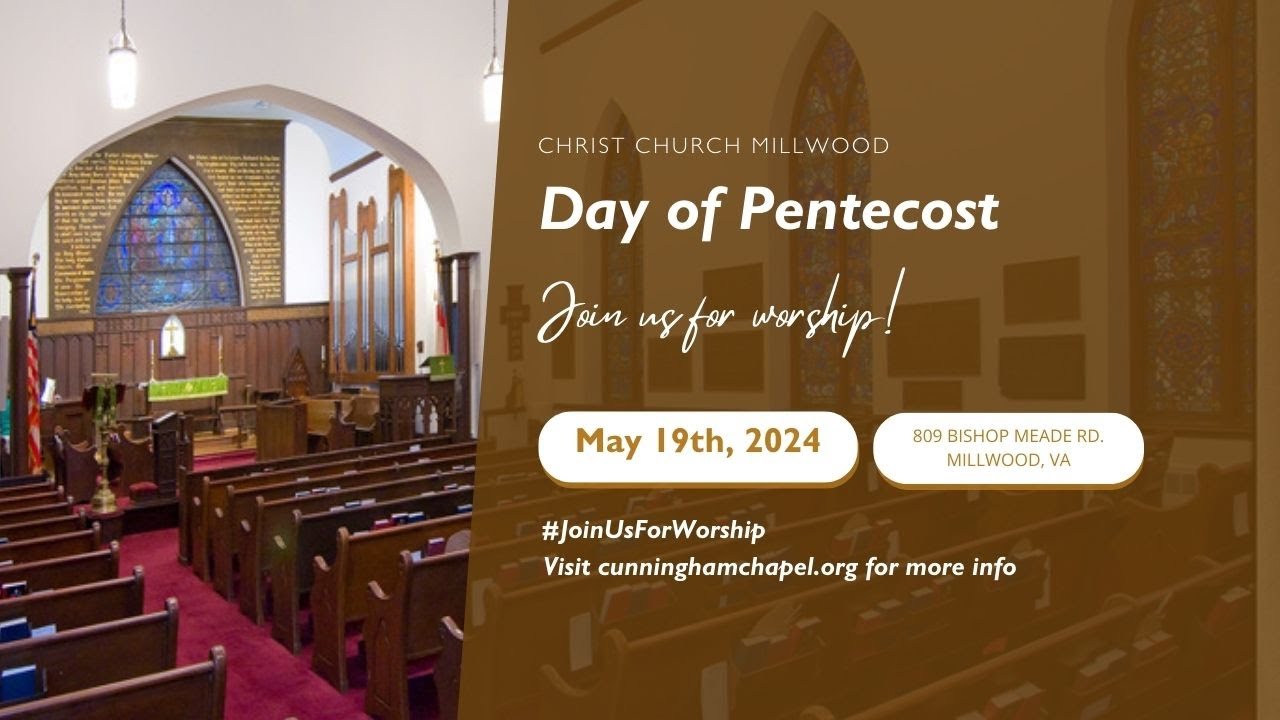 May 19th, 2024 | The Day of Pentecost - YouTube