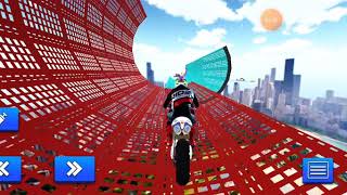 Mega Ramp bike racing stunts Android mobile game screenshot 3