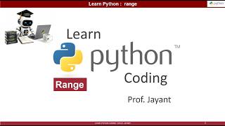 V13 Learn Python  Range