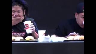 World record most burgers in a minute