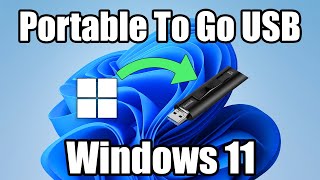 How to create a portable on the go Windows 11 USB by R4GE VipeRzZ 170 views 6 months ago 4 minutes, 44 seconds