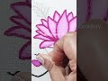 Split back stitch hand embroidery tutorial  super unique flower embroidery design amazing shorts