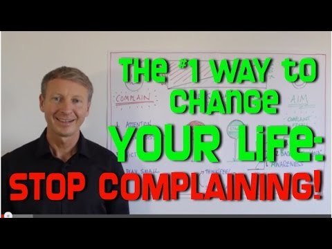 וִידֵאוֹ: 3 דרכים להפסיק להתלונן