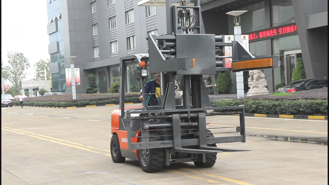 GOODSENSE FORKLIFT WITH BRICK CLAMP YouTube