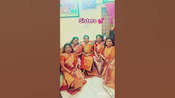Thumbnail of #trending#shorts#youtubeshorts #sisters#rakhi#family#song#music#telugu#gathering#celebration#party