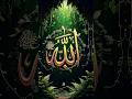 Divine Light of Allah's Name in the Depths of Nature