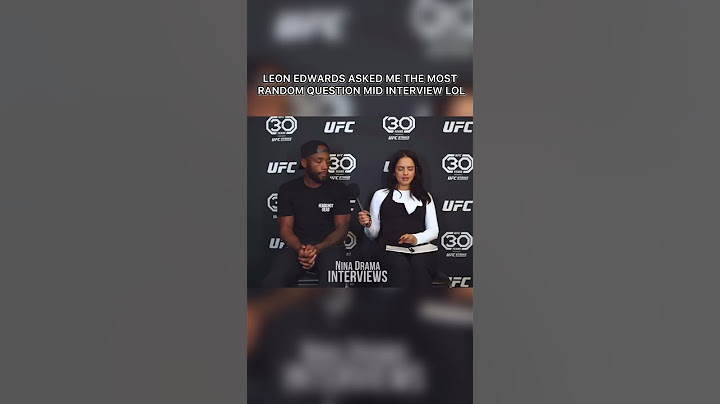Can’t believe Leon Edwards asked me this lol #ufc #shorts #leonedwards
