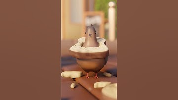 My latest artworks | What do you think?😼 #pigeon #blender3d #3dcharacter #cuteart #duckart #goose