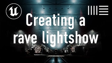 How to make a reactive visualizer lightshow rave in Unreal Engine