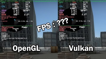 CSGO : OpenGL VS Vulkan - Benchmark Performance (Linux)