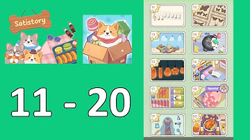 Satistory: Tidy Up - Level 11 - 20  Walkthrough Solution (Android,IOS)