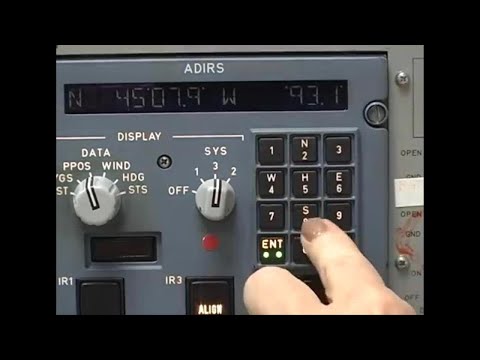 Airbus A320 ADIRU Alignment Procedures