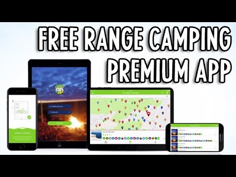 Free Range Camping App - Premium Club Membership