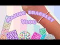 studio vlog | 02 | making beaded bracelet