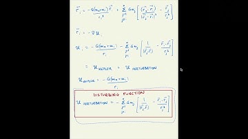 ASTR 506 - Class 8 - Video 3 - Perturbation Theory: The Disturbing Function