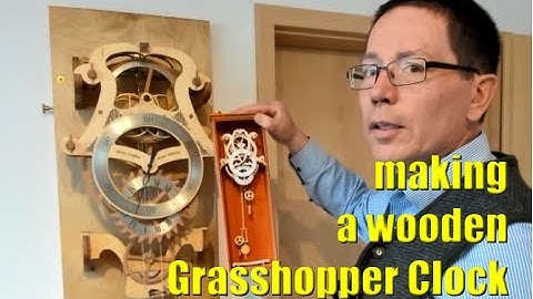 Making a wooden grasshopper clock according to John Harrison