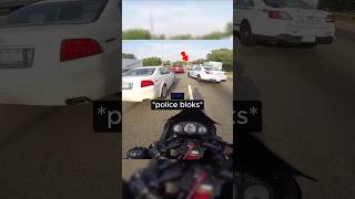 Lane Splitting Mistake Ends With POLICE Stop!@Lex-u9jb