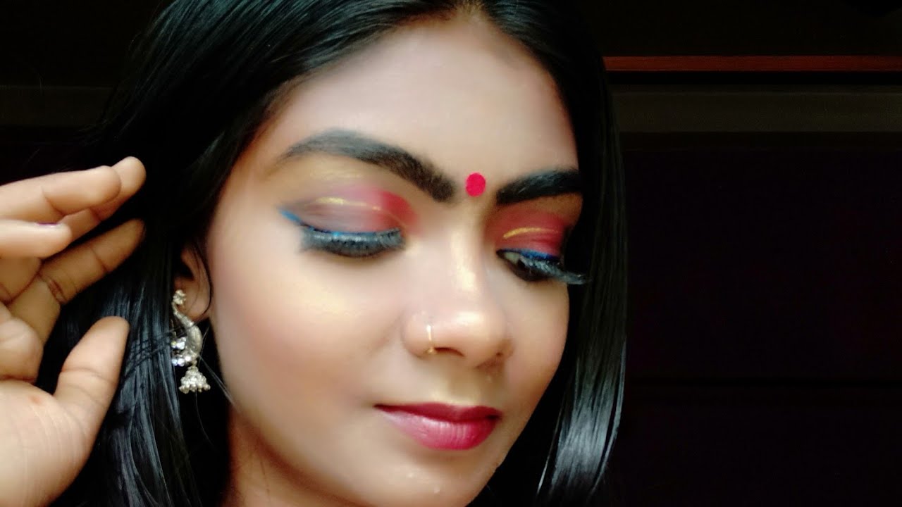 under 50 rupees Eid makeup look YouTube