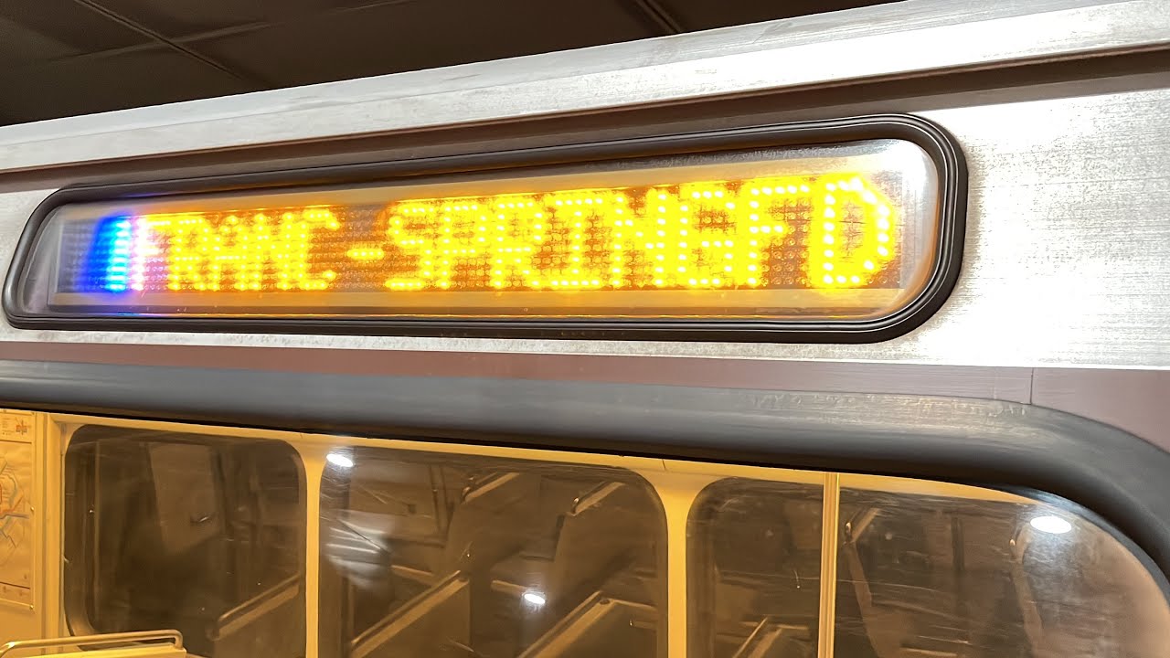 WMATA Subway: Breda 3k Series 🔵Blue Line🔵 Train from Largo to Franconia-Springfield