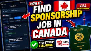 How To Find Sponsorship Jobs In Canada 🇨🇦 (Step By Step Guide)