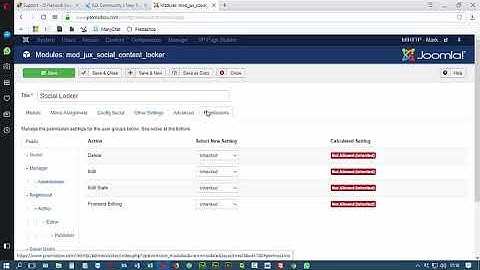 jux social locker error for Joomla 3.X
