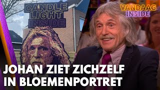 Johan ziet bloemenportret van zichzelf: 'Mijn zelfvertrouwen groeit!' | VANDAAG INSIDE