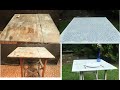 Переделка старого стола! Не выбрасывайте старую мебель! An old table restoration!
