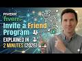 Fiverr Invite a Friend Program Explained in 2 Minutes 2026