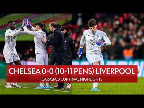 Kepa misses 22nd penalty! | Chelsea 0-0 (10-11 penalties) Liverpool | Carabao Cup Final Highlights