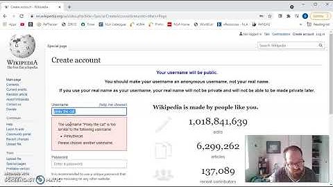 How to Create a Wikipedia User Account