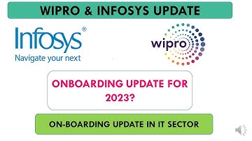 INFOSYS & WIPRO UPDATE RELATED TO ONBOARDING AND EXAM || UPDATE FOR 2022 BATCH||