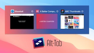 Alt-Tab Brings Windows-style App Switching to the Mac Resimi