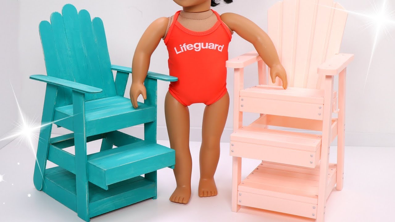 Diy Doll Lifeguard Chair How To Make An American Girl Chair For