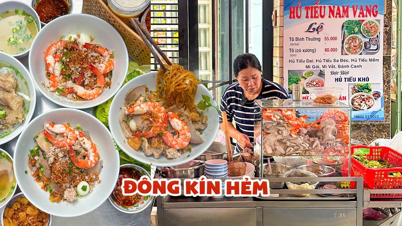 50 ngàn 1 tô HỦ TIẾU NAM VANG mà ai ăn cũng khen rẻ, núp hẻm nhờ dân local Quận 1 chỉ đường mới biết