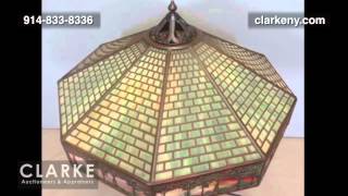 Handel Signed Patinated Bronze Lamp | Handel | Furniture | Clarke Auction Gallery