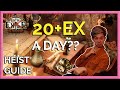 How I made 20+ EX a day Stealing Stuff in Heist for VERY small Investment! [3.14 GUIDE]