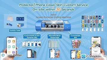 Screen Protector/ Skin / Phone case Custom solution | Zero+ Screen Protector Cutting Machine